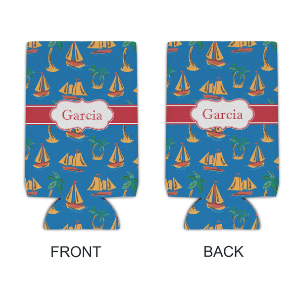 Boats & Palm Trees 16oz Can Sleeve - APPROVAL