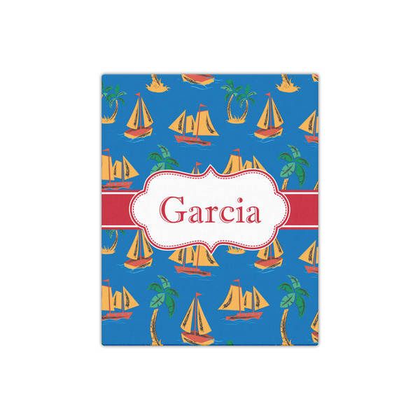 Boats & Palm Trees 16x20 - Canvas Print - Front View