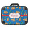 Boats & Palm Trees 18" Laptop Briefcase - FRONT