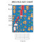Boats & Palm Trees 2'x3' Indoor Area Rugs - Size Chart
