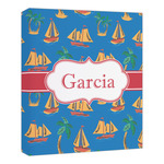 Boats & Palm Trees Canvas Print - 20x24 (Personalized)