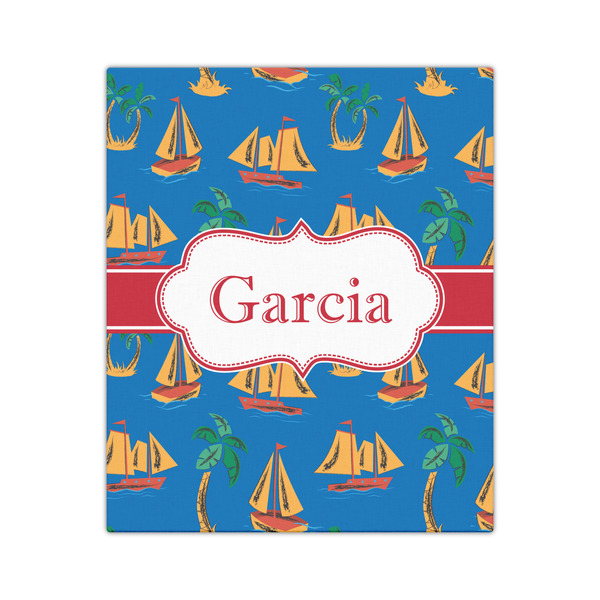 Boats & Palm Trees 20x24 - Canvas Print - Front View