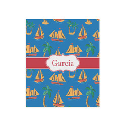 Boats & Palm Trees Poster - Matte - 20x24 (Personalized)