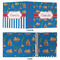 Boats & Palm Trees 3 Ring Binders - Full Wrap - 2" - APPROVAL