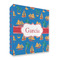 Boats & Palm Trees 3 Ring Binders - Full Wrap - 2" - FRONT