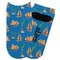 Boats & Palm Trees Adult Ankle Socks - Single Pair - Front and Back