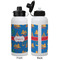 Boats & Palm Trees Aluminum Water Bottle - White APPROVAL