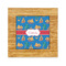 Boats & Palm Trees Bamboo Trivet with 6" Tile - FRONT