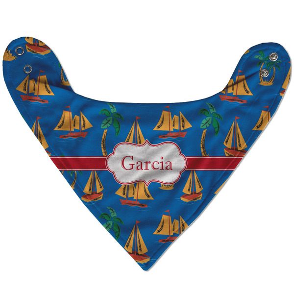 Boats & Palm Trees Bandana Flat Approval