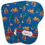 Boats & Palm Trees Burp Cloth (Personalized)