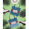Boats & Palm Trees Canvas Tote Lifestyle Front and Back