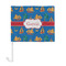 Boats & Palm Trees Car Flag - Large - FRONT