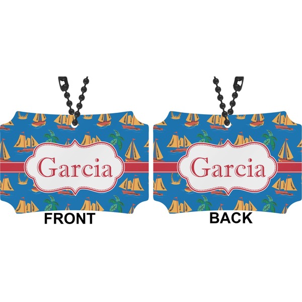 Boats & Palm Trees Car Ornament - Berlin (Approval)