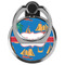 Boats & Palm Trees Cell Phone Ring Stand & Holder - Front (Collapsed)