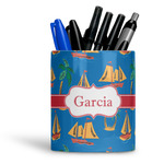 Boats & Palm Trees Ceramic Pen Holder
