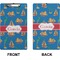 Boats & Palm Trees Clipboard (Legal) (Front + Back)