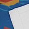 Boats & Palm Trees Close up of Fabric