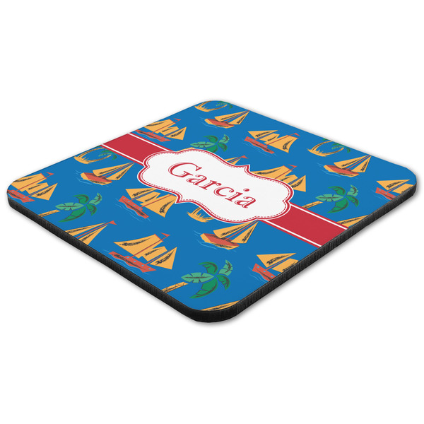 Boats & Palm Trees Coaster Set - FLAT (one)