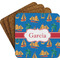 Boats & Palm Trees Coaster Set (Personalized)