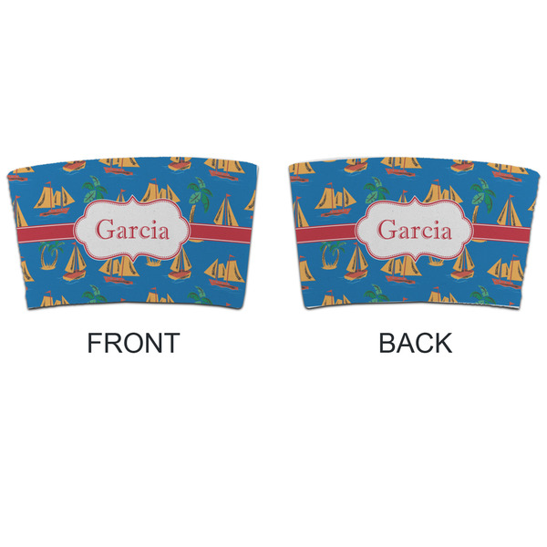 Boats & Palm Trees Coffee Cup Sleeve - APPROVAL