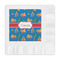 Boats & Palm Trees Embossed Decorative Napkins (Personalized)