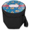 Boats & Palm Trees Collapsible Personalized Cooler & Seat (Closed)