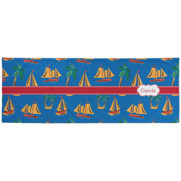 Boats & Palm Trees Cooling Towel- Approval