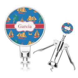 Boats & Palm Trees Corkscrew (Personalized)