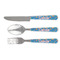 Boats & Palm Trees Cutlery Set - FRONT