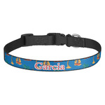 Boats & Palm Trees Dog Collar (Personalized)