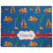 Boats & Palm Trees Dog Food Mat - Large without Bowls