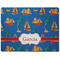 Boats & Palm Trees Dog Food Mat - Medium without bowls