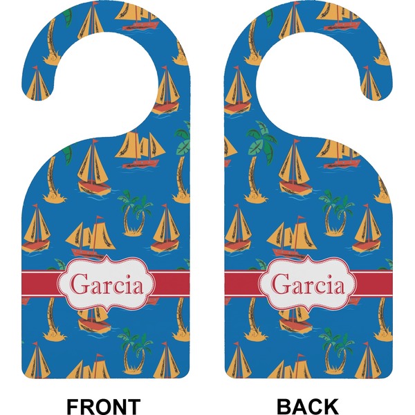 Boats & Palm Trees Door Hanger (Approval)