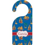 Boats & Palm Trees Door Hanger (Personalized)