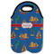 Boats & Palm Trees Double Wine Tote - Flat (new)