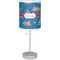 Boats & Palm Trees Drum Lampshade with base included