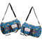 Boats & Palm Trees Duffle bag large front and back sides