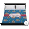 Boats & Palm Trees Duvet Cover (King)