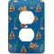 Boats & Palm Trees Electric Outlet Plate