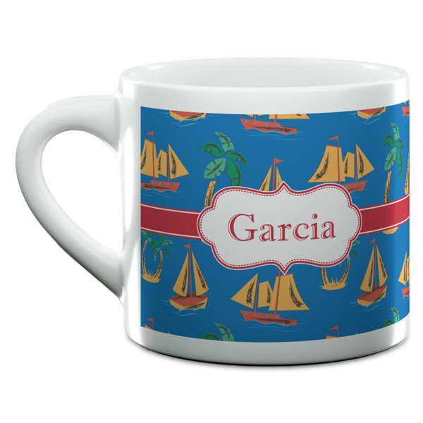 Boats & Palm Trees Espresso Cup - 6oz (Double Shot) (MAIN)