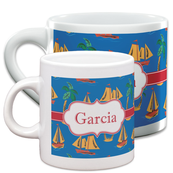 Boats & Palm Trees Espresso Mugs - Main Parent