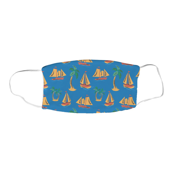 Boats & Palm Trees Fabric Face Mask