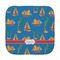Boats & Palm Trees Face Cloth-Rounded Corners