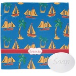 Boats & Palm Trees Washcloth (Personalized)