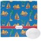 Boats & Palm Trees Wash Cloth with soap