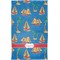 Boats & Palm Trees Finger Tip Towel - Full View