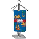 Boats & Palm Trees Finger Tip Towel - Full Print (Personalized)