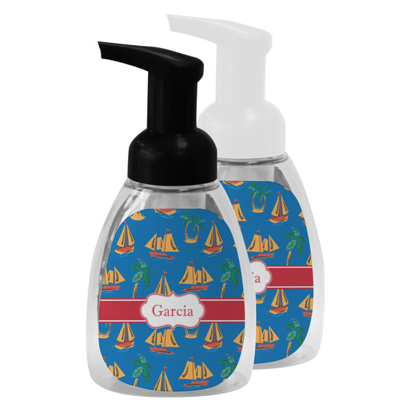 Boats & Palm Trees Foam Soap Bottles - Main