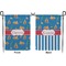 Boats & Palm Trees Garden Flag - Double Sided Front and Back
