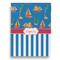 Boats & Palm Trees House Flags - Double Sided - BACK